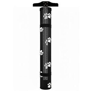 Yuga Pati Desenli Proje Tüpü 10,5 Cm Siyah