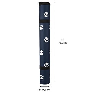 Yuga Pati Desenli Proje Tüpü 10,5 Cm Lacivert