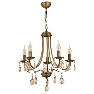 Av-7013-127-5e Eskitme Kaplama Modern Avize E14 Metal Kristal 50 Cm