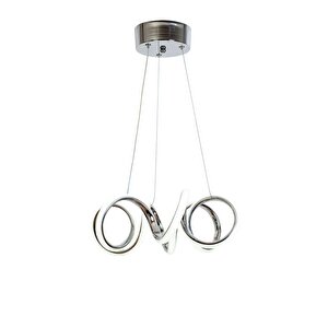 Av-7014-6141-6k Krom Kaplama Modern Avize Led Alüminyum Silikon 37x35 Cm