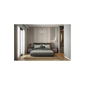 Av-7014-6141-6k Krom Kaplama Modern Avize Led Alüminyum Silikon 37x35 Cm