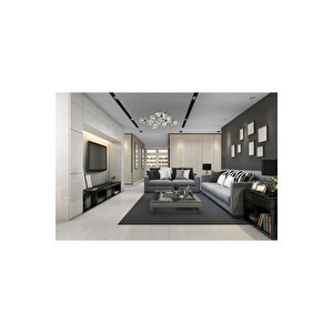 Ar-1836-8k Krom Kaplama Modern Avize E27 Metal Cam 78 Cm