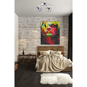 Av-7013-459-2k Krom Kaplama Modern Avize E27 Metal Cam 44 Cm