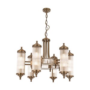 Av-35001-6e Eskitme Kaplama Modern Avize E14 Metal Cam 70 Cm