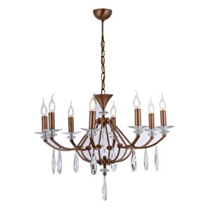 Av-35004-8e Eskitme Kaplama Modern Avize E27 Metal Cam 65 Cm