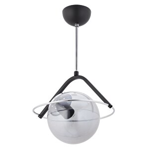 Avonni Av-7013-456-tk Krom Kaplama Modern Avize E27 Metal Cam 24 Cm