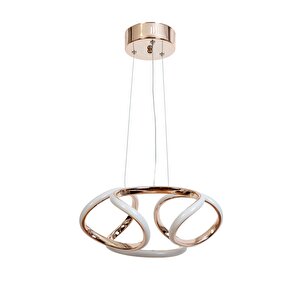 Av-7014-6116-3bkr Bakır Kaplama Modern Avize Led Alüminyum Silikon 35x35 Cm