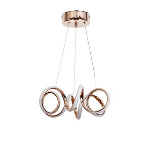 Avonni Av-7014-6141-6bkr Bakır Kaplama Modern Avize Led Alüminyum Silikon 37x35 Cm