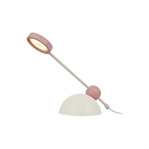 Ml-64009-pm Pembe Boya Masa Lambası Led Metal Pleksi 45x15 Cm