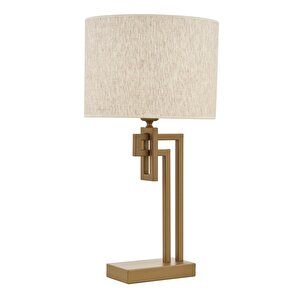 Ml-9137-1eb Eskitme Boya Masa Lambası E27 Metal Kumaş 32 Cm