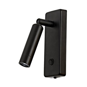 Ap-65253-bsy-led Siyah Boya Aplik Led Metal 5x2,5 Cm