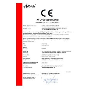 Avonni Ap-1210-1b Beyaz Boya Aplik E14 Metal Cam 10x30 Cm