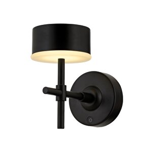 Ap-64005-bsy Siyah Boya Aplik Led Metal Opal Pleksi 12x20 Cm