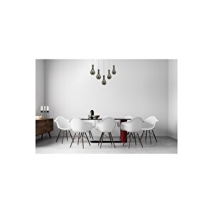 Avonni Av-1697-5ky Krom Kaplama Modern Avize E14 Metal Cam 80x15 Cm