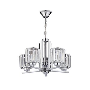 Avonni Av-7013-396-5k Krom Kaplama Modern Avize E27 Metal Kristal 50 Cm