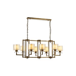 Avonni Av-4285-8e-ym Eskitme Kaplama Modern Avize E27 Metal Cam 110x60 Cm