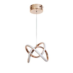 Av-7014-6164-3bkr Bakır Kaplama Modern Avize Led Alüminyum Silikon 25x25 Cm