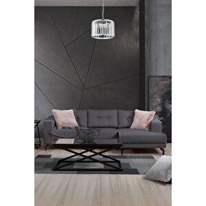 Av-7013-520-t3-k Krom Kaplama Modern Avize E27 Metal Kristal 23 Cm