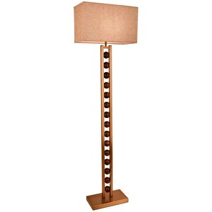 Lm-9141-1e Eskitme Kaplama Lambader E27 Metal Kumaş 42x22 Cm