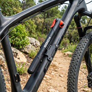 Kobb Kb21 87 Psi Bisiklet Lastik Şişirme Taşınabilir Mini El Pompası + Bisiklet Montaj Aparatı