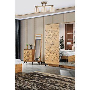 Av-7013-406-3e Eskitme Kaplama Modern Avize E27 Metal Cam 57 Cm