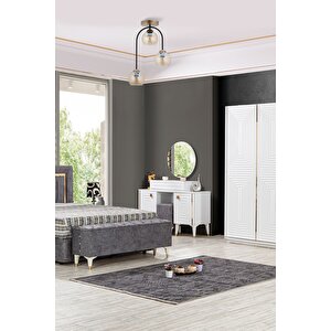 Av-7013-450-3e Eskitme/siyah Kaplama Modern Avize E27 Metal Cam 35 Cm