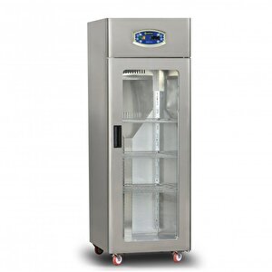 Tek Cam Kapılı Dik Tip Buzdolabı 600 Litre 304 Çelik