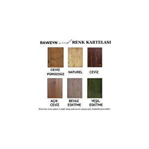 Deryawood Almond Doğal Ahşap Çekmeceli̇ Tv Üni̇tesi̇ - 140cm