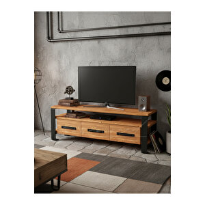 Sea Doğal Ahşap Çekmeceli̇ Tv Üni̇tesi̇ - 120cm 120 cm