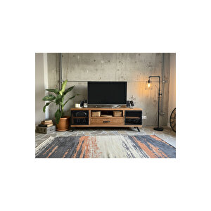 Style Doğal Ahşap Çekmeceli̇ Tv Üni̇tesi̇ - 200cm 200 cm