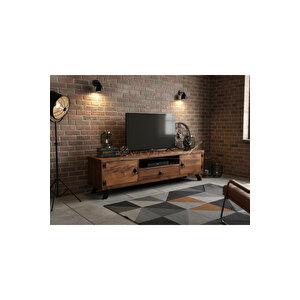 Pearl Doğal Ahşap Çekmeceli̇ Tv Üni̇tesi̇ - 240cm 240 cm