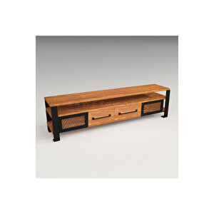 Iron Doğal Ahşap Çekmeceli̇ Tv Üni̇tesi̇ - 180cm 180 cm