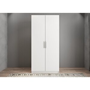 Bar İki Kapaklı Gardırop Beyaz G.i.b_3_70cm 70 cm