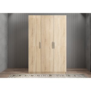 Bar Üç Kapaklı Gardırop Meşe G.u.b_4_120cm 120 cm