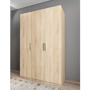 Bar Üç Kapaklı Gardırop Meşe G.u.b_4_120cm 120 cm