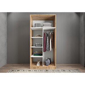 Bar İki Kapaklı Gardırop Çam G.i.l_6_80cm 80 cm