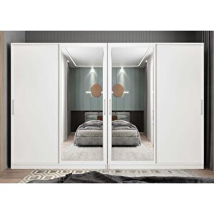 Yıldız Sürgülü Gardırop Beyaz G.r.y_1_360 360 cm