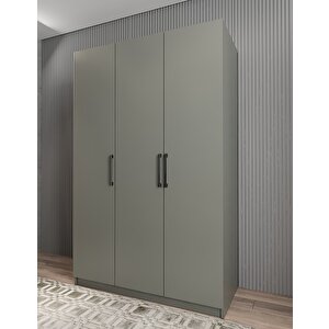 Bar Üç Kapaklı Gardırop Antrasit G.u.b_2_135cm 135 cm
