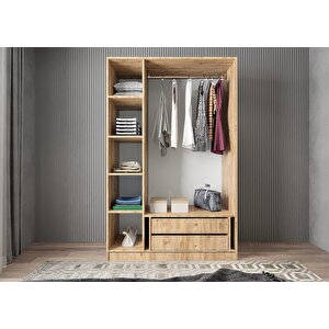 Bar Üç Kapaklı Gardırop Çam G.u.b_3_105cm 105 cm