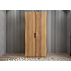 Bar İki Kapaklı Gardırop Ceviz G.i.b_7_70cm 70 cm