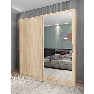 Kale Sürgülü Gardırop Meşe G.r.k_5_208cm 208 cm