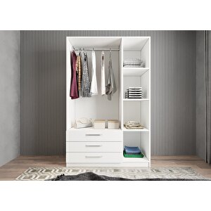 Life Üç Kapaklı Gardırop Beyaz G.u.l_1_135cm 135 cm