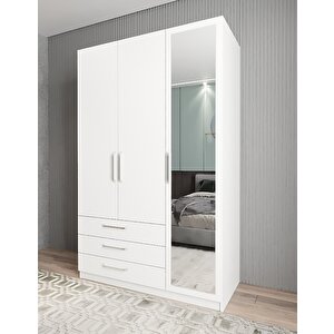 Life Üç Kapaklı Gardırop Beyaz G.u.l_1_105cm 105 cm