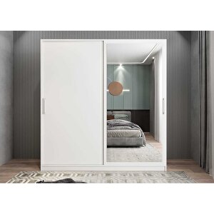 Kale Sürgülü Gardırop Beyaz G.r.k_1_120cm 120 cm