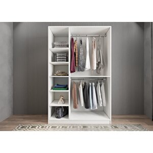 Eko Üç Kapaklı Gardırop Beyaz G.u.e_2_120cm 120 cm
