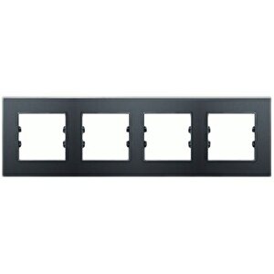 Apg504-71 Asfir Pleksiglas Mat Siyah Dörtlü Çerçeve (mekanizma Hariç)