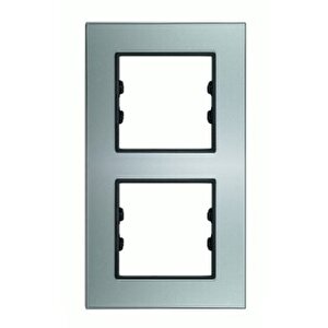 Apg412-71 Asfir Pleksiglas Parlak Gümüş Dikey İkili Çerçeve (mekanizma Hariç)