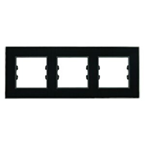 Apg203-71 Asfir Pleksiglas Parlak Siyah Üçlü Çerçeve (mekanizma Hariç)
