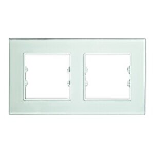 Apg102-21 Asfir Pleksiglas Parlak Beyaz İkili Çerçeve (mekanizma Hariç)