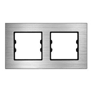 Alg202-71 Asfir Alüminyum Gümüş İkili Çerçeve (mekanizma Hariç)